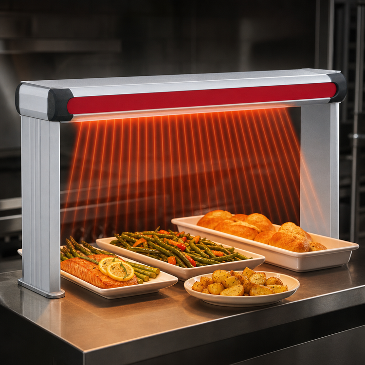 Product image #3 for Hatco Glo-Ray 39-1/2-Inch Single Unlighted Infrared Designer Strip Heater