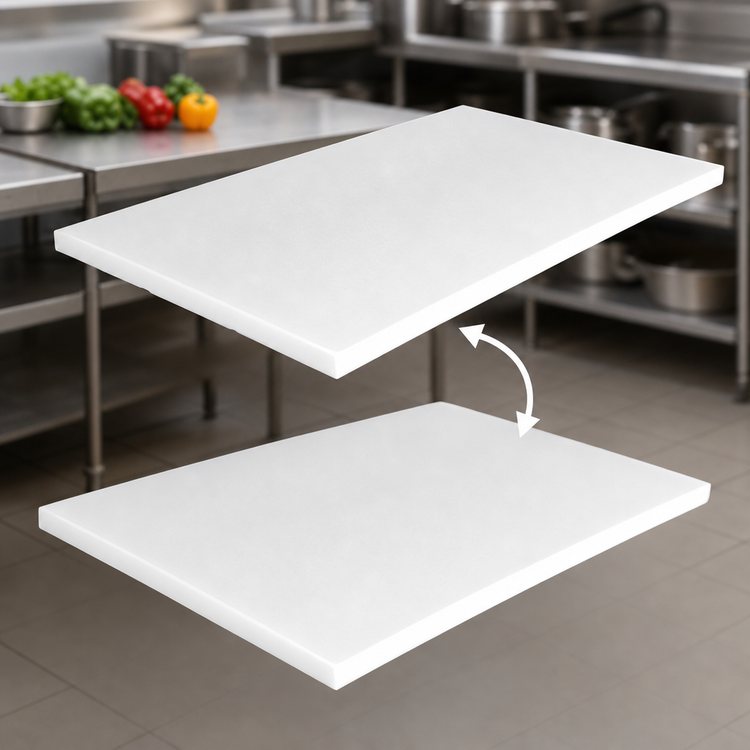 Product image #3 for John Boos 108 Inch x 30 Inch Reversible Poly Replacement Work Table Top