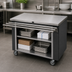 Thumbnail image #3 for Randell RANFG ST-2S Mobile Modular Utility Station with Open Shelf Base