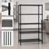 Thumbnail image #3 for Quantum 5-Shelf Wire Shelving Starter Kit, 48