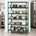 Thumbnail image #3 for Quantum 48-Inch Wide 5-Shelf Wire Shelving Starter Kit, 12-Inch Deep x 86-Inch High, Green Epoxy Antimicrobial Finish