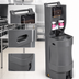 Thumbnail image #3 for Cambro Mobile Hand Wash Station, Single Basin, 18-Gallon Capacity, Manual Foot Pump, Charcoal Gray