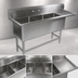 Thumbnail image #3 for John Boos Pro-Bowl 3-Compartment Stainless Steel Sink with 30-Inch Right Drainboard, 18 x 24 x 12-Inch Bowls
