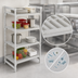Thumbnail image #4 for Cambro Camshelving Premium 4-Shelf Vented Stationary Starter Unit with Camguard, 21 x 30 x 64 Inches, Speckled Gray