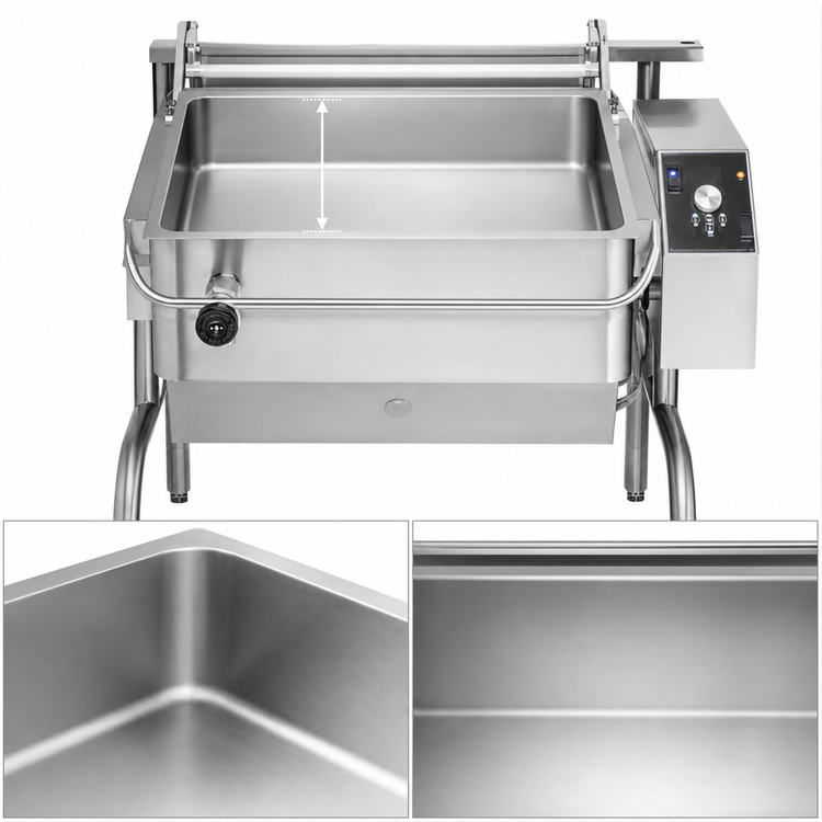 Product image #3 for Groen BPP-30GC 30-Gallon Gas Tilting Braising Pan with Classic Controls
