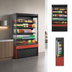 Thumbnail image #3 for Federal Industries Vision Series VRSL3678S Slim-Line Self-Serve Open-Air Refrigerated Display Case, 36W x 24D x 78H
