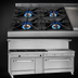 Thumbnail image #3 for Southbend Ultimate 60-Inch Gas Restaurant Range with 4 Non-Clog Burners, 36-Inch Griddle, and 2 Standard Ovens