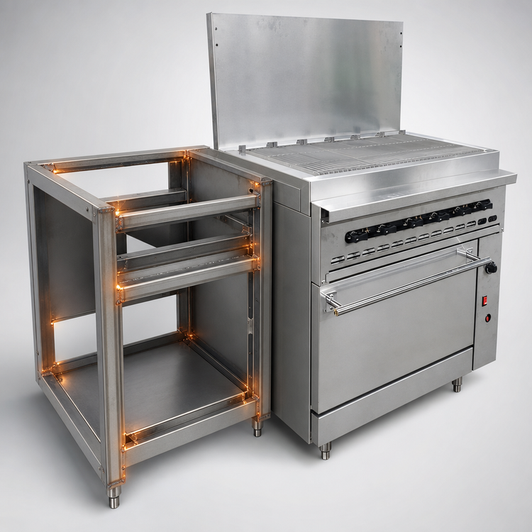 Product image #3 for Vulcan Endurance 36" Propane Gas Restaurant Range with 36" Charbroiler and Convection Oven