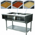 Thumbnail image #3 for Advance Tabco Triumph (Supreme) 3-Well Water Bath Hot Food Table, Natural Gas, Open Base with Undershelf