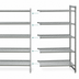Thumbnail image #3 for Cambro Camshelving Basics Plus 5-Shelf Vented Add-On Polymer Shelving Unit, 30 x 24 x 64 Inches, Brushed Graphite