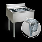 Thumbnail image #3 for Eagle Group 1800 Series B2CT-16D-18-7 24"W x 20"D Underbar Cocktail Unit with 16" Insulated Ice Bin and 7-Circuit Cold Plate