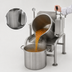 Thumbnail image #3 for Legion TEH-5F 5 Gallon Electric Tilting Full Steam Jacket Kettle