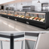 Thumbnail image #3 for Howard-McCray 40E Series Endless Design 12-Foot Remote Fish and Poultry Service Case, Straight Glass, Stainless Steel, LED
