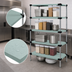 Thumbnail image #3 for Quantum Solid Stainless Steel Shelving Starter Kit, 36 x 18 x 74 Inches