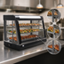 Thumbnail image #3 for Omcan 36-Inch Countertop 3-Tier Hot Food Merchandiser Display Warmer