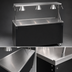 Thumbnail image #3 for Vollrath 2-Series Affordable Portable 46-Inch Utility Station with Storage Doors and Lighted Breath Guard