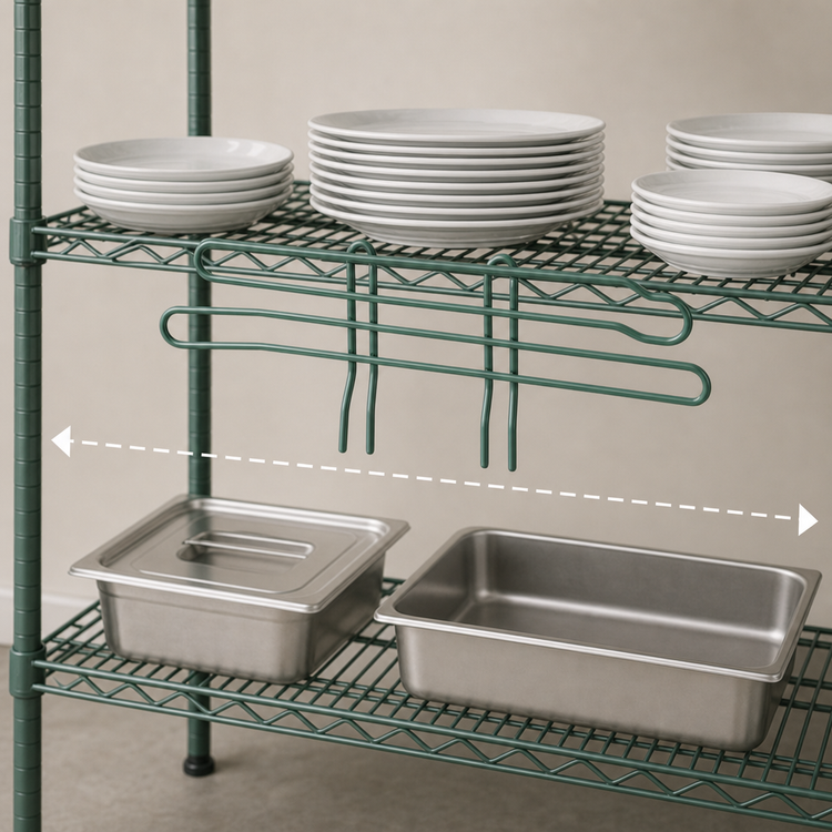 Product image #3 for 72-Inch Green Epoxy Shelf Ledge