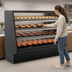 Thumbnail image #3 for Fusion High-Profile Self-Serve Hot Deli Merchandiser with Open Front and 3 Heated Shelves