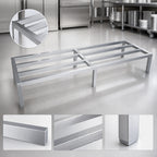 Thumbnail image #2 for Channel Manufacturing ADE2472 Aluminum Tubular Dunnage Rack, 72"W x 24"D x 12"H, 2,000 lb. Capacity