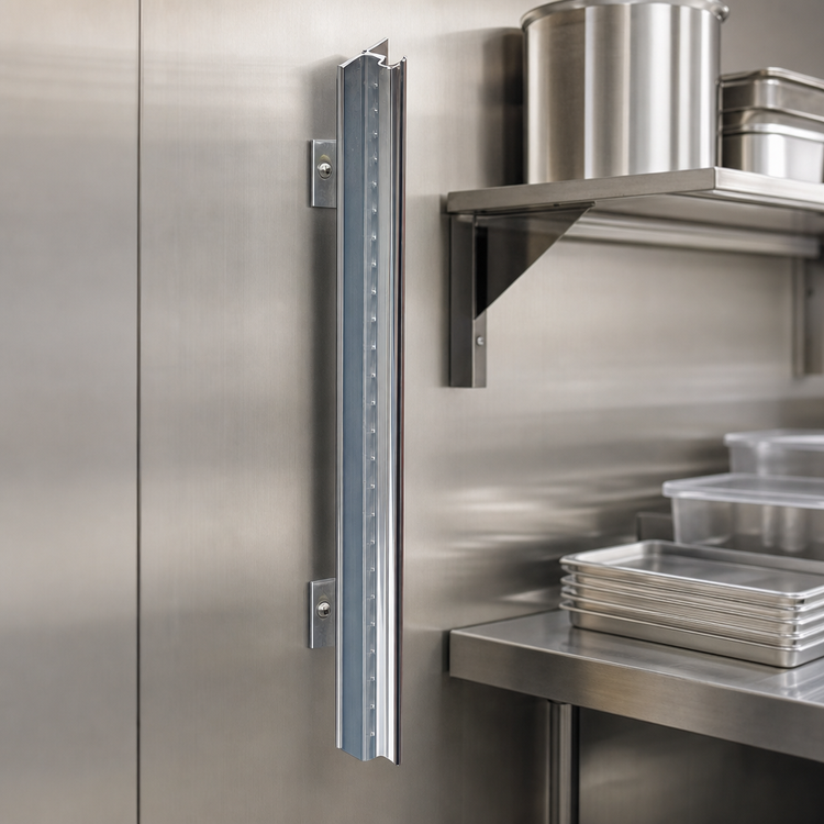 Product image #3 for Eagle Group 36-Inch NSF Stainless Steel Standard Wall-Mounted Cantilever Shelving Upright