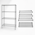 Thumbnail image #3 for Quantum Chrome-Plated Wire Shelving Starter Kit, 30