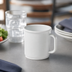 Thumbnail image #4 for American Metalcraft Crave Collection 12 oz. Tritan Mug with Handle, Cloud White