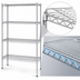 Thumbnail image #3 for Eagle Group S4-74-2136S 4-Tier Starter Wire Shelving Unit with QuadTruss® Design, 36