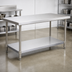 Thumbnail image #3 for John Boos SSK6-3672 72 Inch x 36 Inch 16-Gauge Stainless Steel Optional Undershelf