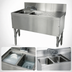 Thumbnail image #3 for Prestige 36-Inch Stainless Steel 2-Compartment Underbar Sink Unit with Right Drainboard and Deck-Mount Faucet