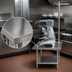 Thumbnail image #3 for Advance Tabco 36-Inch x 36-Inch Stainless Steel Equipment Stand with Utensil Rack
