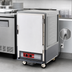 Thumbnail image #3 for Metro C5 3 Series Gray Half-Height Mobile Heated Holding Cabinet with Solid Door and Universal Wire Slides