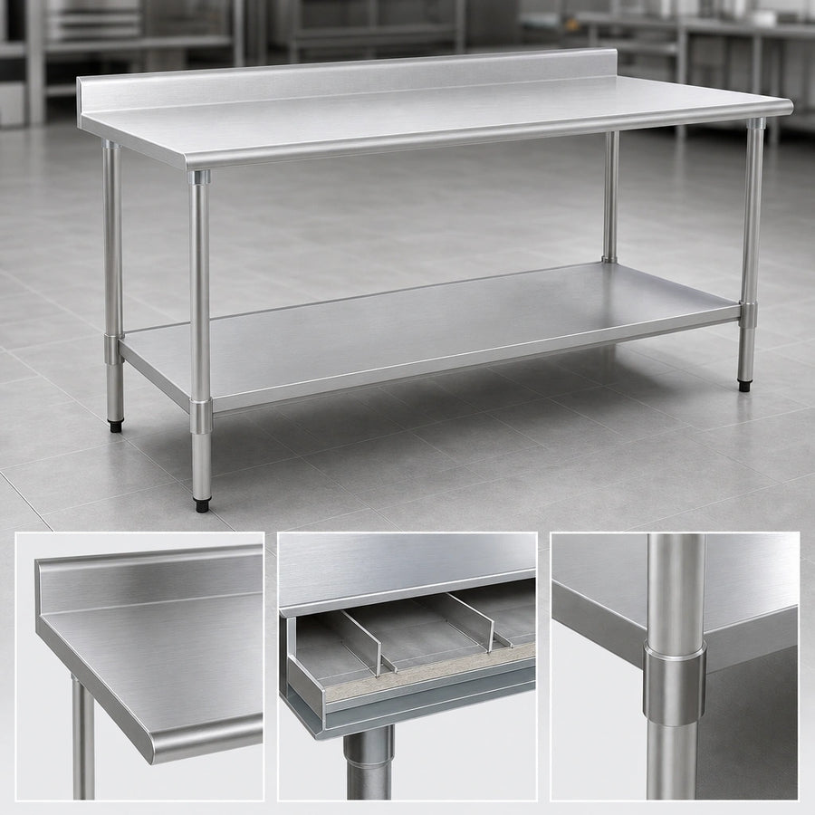 16-Gauge 300 Series Stainless Steel Top