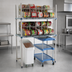 Thumbnail image #3 for MetroMax Q Roll-Under Can Storage Rack, 24 x 48 x 74 Inches, 80 #10 / 120 #5 Can Capacity