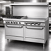 Thumbnail image #3 for Southbend S-Series 60-Inch Commercial Gas Restaurant Range with 4 Open Burners, 36-Inch Thermostatic Griddle, Convection Oven, and Standard Oven