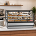 Thumbnail image #4 for True 77 1/4-Inch Countertop Dry Pastry Display Merchandiser with Lift-Up Curved Glass Front, Glass Ends and Stainless Steel Exterior