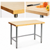 Thumbnail image #3 for Eagle Group 72 in. x 30 in. Wood Top Work Table with 1-3/4 in. Hardwood Top and Galvanized Tubular Base