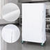 Thumbnail image #3 for Quantum White 400 Denier Nylon Wire Cart Cover with Zipper Flap, 18 x 72 x 63 Inch