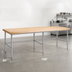 Thumbnail image #3 for John Boos Stainless Steel Baker's Table Frame for 108 x 60 Inch Top, Without Bin Stops