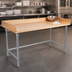 Thumbnail image #3 for John Boos DNB14-X Baker's Top Wood Work Table with 4