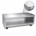 Thumbnail image #3 for La Rosa 110-Inch x 28-Inch Mobile Stainless Steel Equipment Stand with Open Base and Undershelf