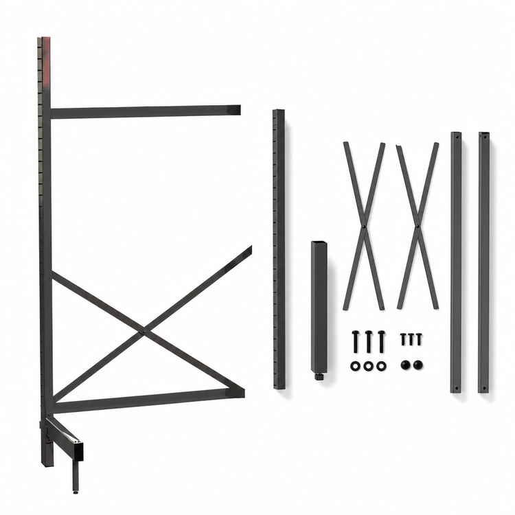 Product image #3 for Metro SmartLever Add-On Cantilever Shelving Kit for 30"W x 24"D Shelves