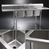 Thumbnail image #3 for Eagle Group 414 Series 108-Inch Three-Compartment Sink with Dual 24-Inch Drainboards