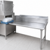 Thumbnail image #3 for 14 Gauge 304 Stainless Steel Right-Hand Clean Straight Dish Table with 10-1/2-Inch Backsplash, 143 x 30 Inches