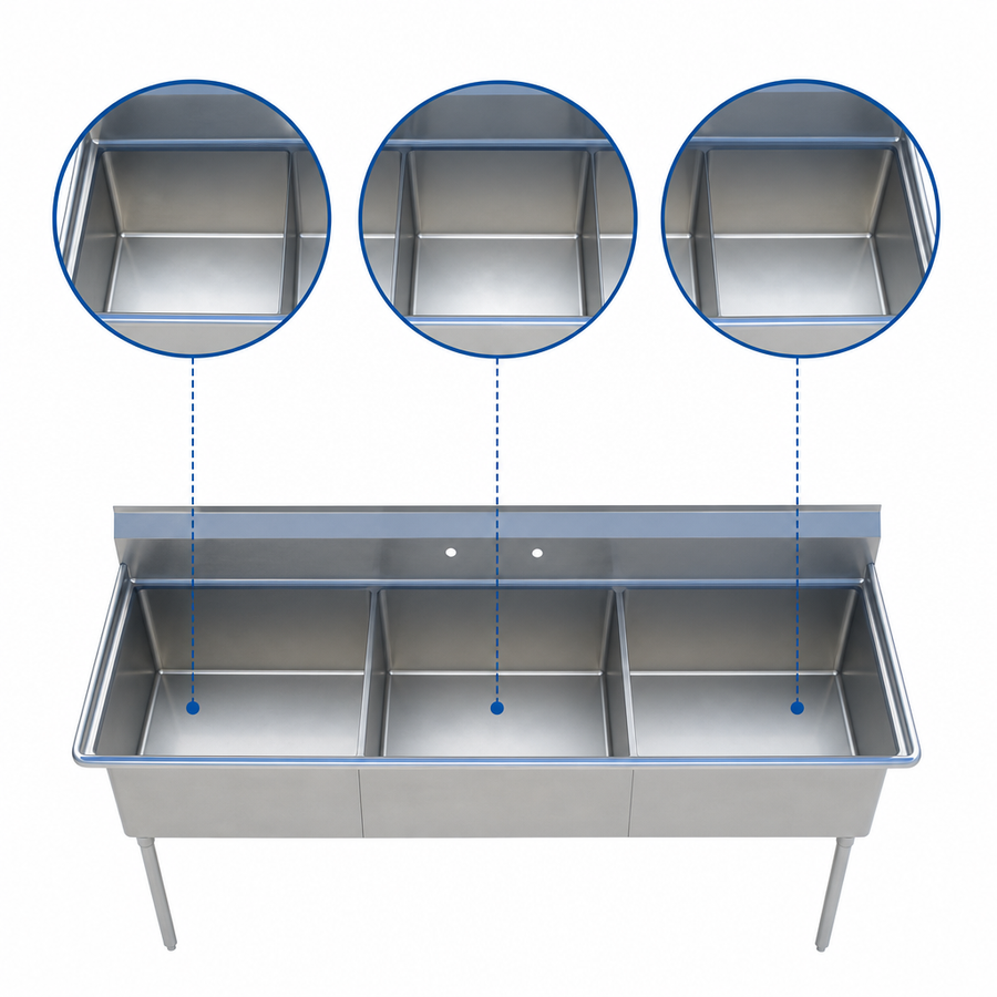 Three-Compartment Layout
