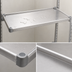 Thumbnail image #3 for New Age Adjust-A-Shelf Solid Aluminum Adjustable Shelf, 15
