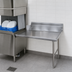 Thumbnail image #3 for Advance Tabco Right-Hand Straight Clean Dishtable with 10-1/2-Inch Backsplash