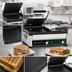 Thumbnail image #3 for Waring Tostato Ottimo Dual Countertop Panini Press / Toasting Grill, 17 x 9-1/4 Inch Plates, 240V