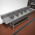 Thumbnail image #3 for John Boos Pro-Bowl 4-Compartment Sink with Left and Right 30-Inch Drainboards, 24 x 24 x 14 Inch Bowls