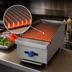 Thumbnail image #3 for Comstock-Castle Countertop Gas Radiant Char-Broiler with 12-Inch x 21-Inch Grill Area