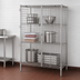 Thumbnail image #3 for Eagle Group QuadTruss Stationary Wire Security Cage with Double Doors, 63-1/4 x 27-1/4 x 67 Inches, Stainless Steel Finish